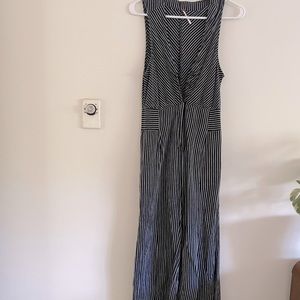 Free People size 0 black romper, gently used